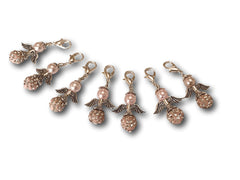 Angelical Crystal CB - #015 Set of 7 Stitch Markers - Bonita Patterns