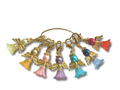 Angelical M2 - #015 Set of 7 Stitch Markers - Bonita Patterns