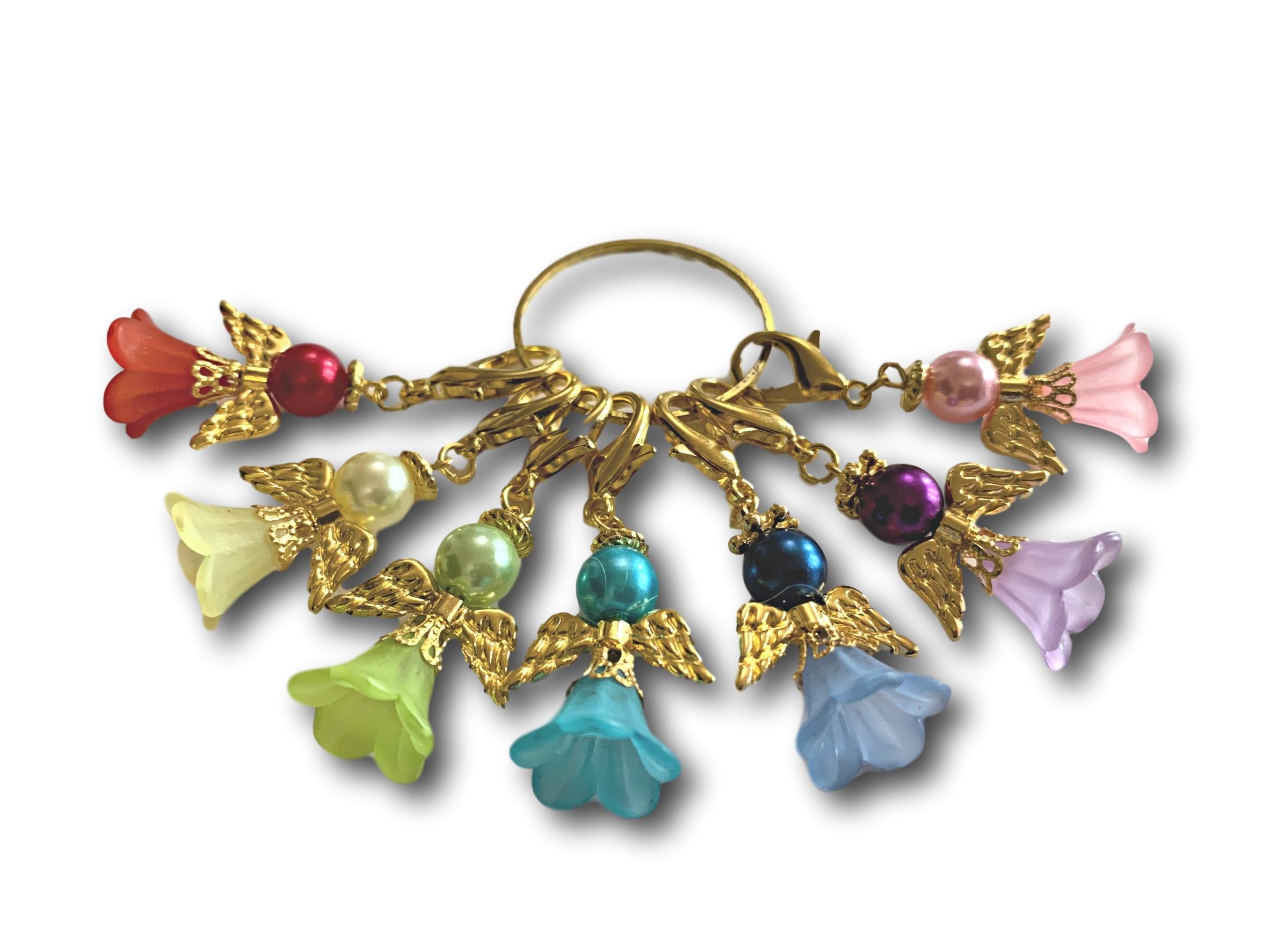 Angelical M2 - #016 Set of 7 Stitch Markers - Bonita Patterns