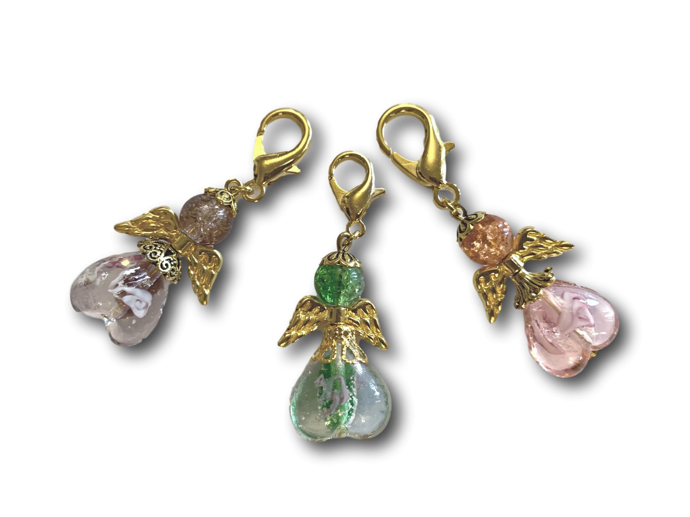 Angelical M3 - #061 Set of 3 Stitch Markers - Bonita Patterns