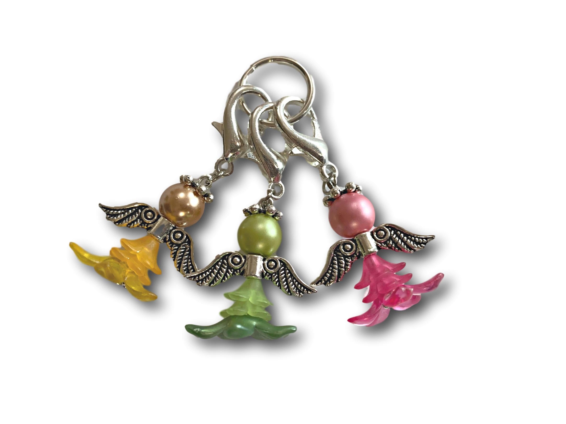 Angelical M5 - #006 Set of 3 Stitch Markers - Bonita Patterns