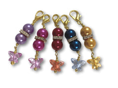 Butterfly B1 - #020 Set of 5 Stitch Markers
