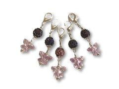Butterfly B1 - #056 Set of 5 Stitch Markers
