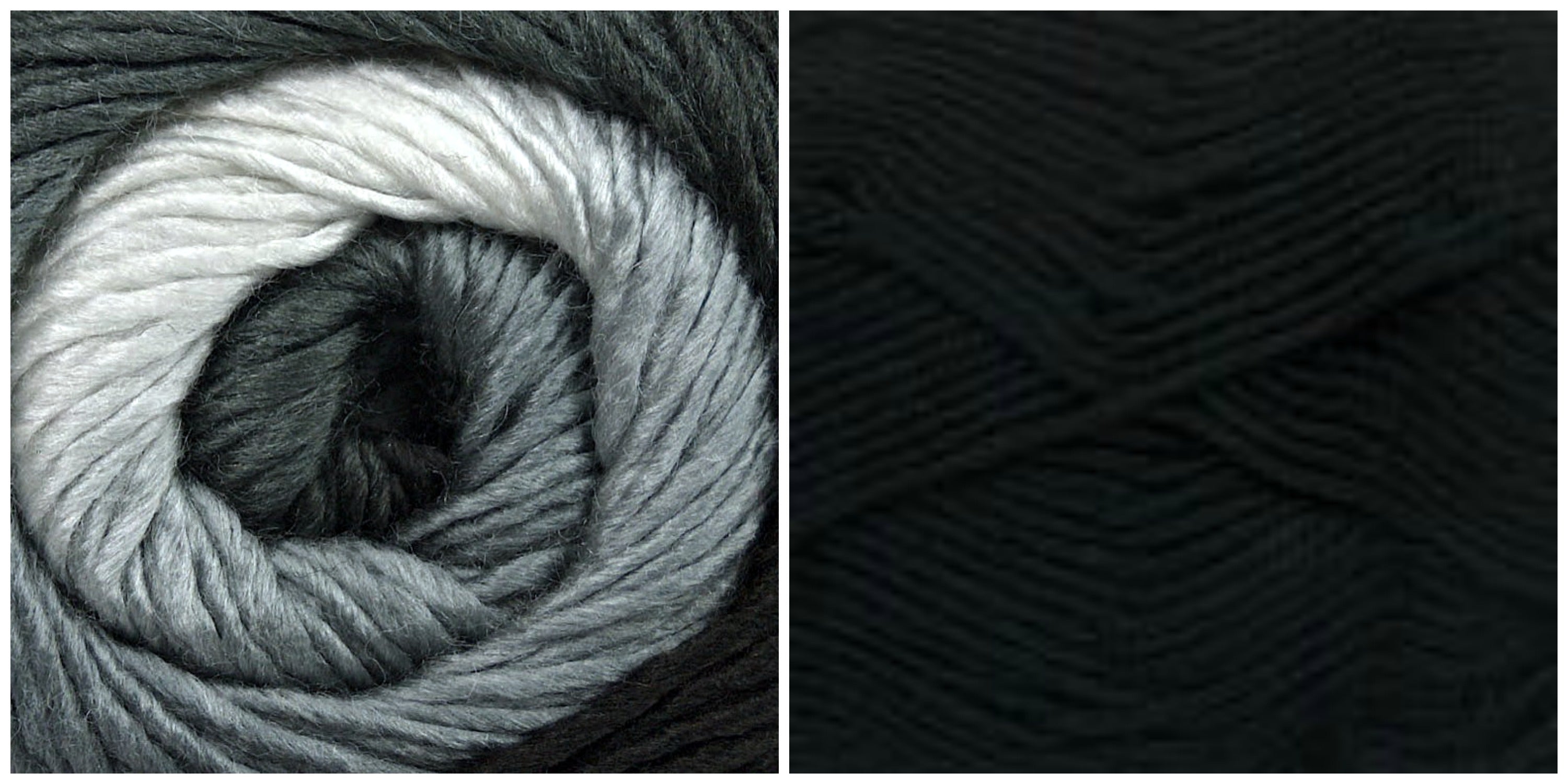 BLACK + PLATINUM - Calla Lily Shawl KIT - Bonita Patterns