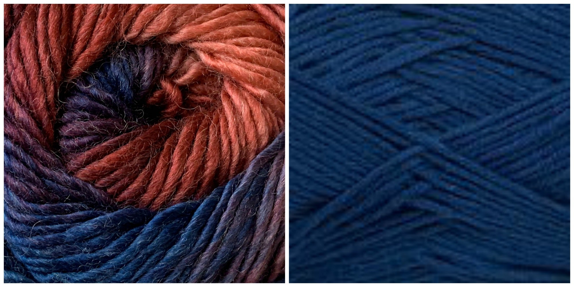NAVY + BERRY - Embossed Phoenix Vortex Shawl KIT - Bonita Patterns