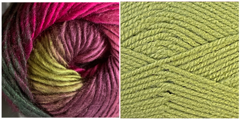 SPRING GREEN + CALLA LILY (100% Acrylic) Embossed Natura Gloves KIT