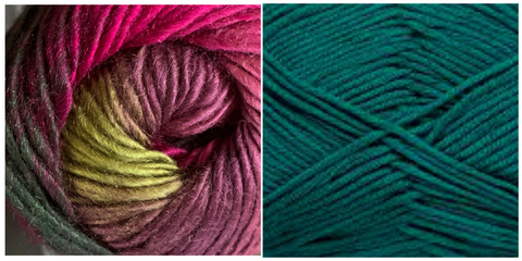 (PREORDER) TEAL + CALLA LILY - Embossed Fall Pocket Shawl KIT