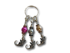 Crocodile M1 - #044 - Set of 3 Stitch Markers - Bonita Patterns