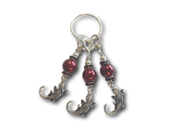 Crocodile M1 - #045 - Set of 3 Stitch Markers - Bonita Patterns