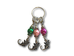 Crocodile M1 - #046 - Set of 3 Stitch Markers - Bonita Patterns
