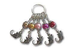 Crocodile M2 - #039 - Set of 5 Stitch Markers - Bonita Patterns