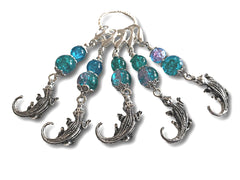 Crocodile M3 - #062 - Set of 5 Stitch Markers - Bonita Patterns