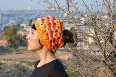 Crocodile Stitch Messy Bun Ponytail Hat - Bonita Patterns