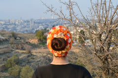 Crocodile Stitch Messy Bun Ponytail Hat - Bonita Patterns