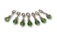 Crystal C1 - Ref #011 Set of 7 stitch markers - Bonita Patterns