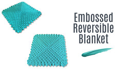 (NEW) Embossed Foliage Reversible Blanket - PDF Crochet Pattern