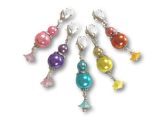 Flower F1 - #001 Set of 5 Stitch Markers