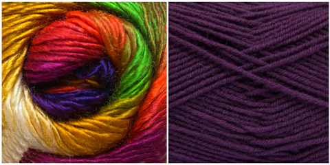(NEW) DARK PURPLE + FANTASY - Embossed Phoenix Scarf KIT
