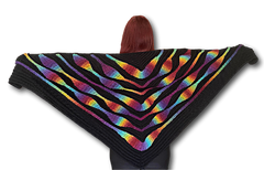 Embossed Fascination Shawl