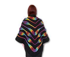 Embossed Fascination Shawl