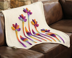 Embossed Flora Throw CAL - PDF Pattern Only