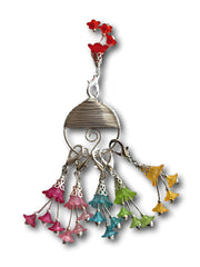 Flowering M1 - #007 - Set of 6 Stitch Markers - Bonita Patterns