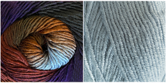 CELESTIAL GREY + GALAXY - Embossed Phoenix Scarf KIT