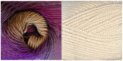 VANILLA + LUPINE - Embossed Phoenix Scarf KIT