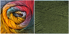 GRASS GREEN + MARIGOLD - Embossed Natura Hat KIT