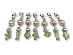 Marine S1 - Ref #010 Set of 7 stitch markers - Bonita Patterns