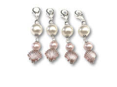 Marine S1 - Ref #032 Set of 4 stitch markers - Bonita Patterns
