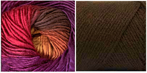 COFFEE + ORCHID - Embossed Phoenix Scarf KIT