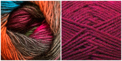 LIGHT FUCHSIA + PEACE LILY (100% ACRYLIC) - Embossed Natura Hat KIT