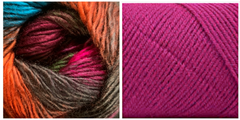 LIGHT FUCHSIA + PEACE LILY - Embossed Flora Throw KIT