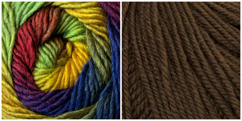 CHOCOLATE + POEM - Embossed Phoenix Vortex Shawl KIT
