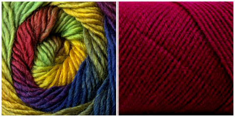 DARK FUCHSIA + POEM Embossed Natura Gloves KIT