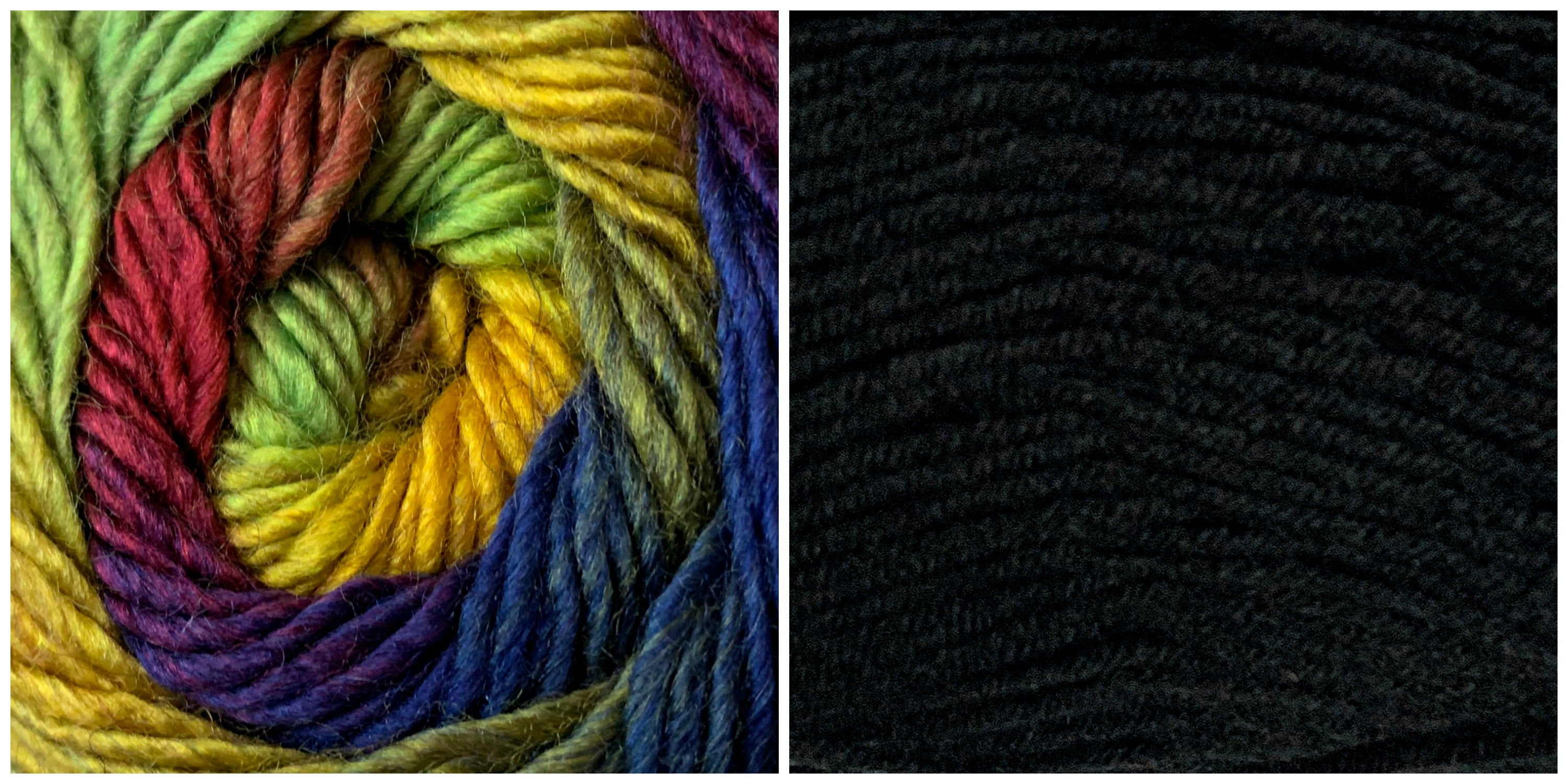 BLACK + POEM - Embossed Phoenix Vortex Shawl KIT - Bonita Patterns