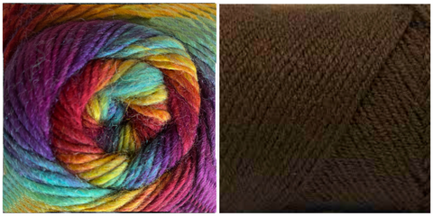 (NEW) COFFEE + PRISM - Embossed Natura Shawl KIT
