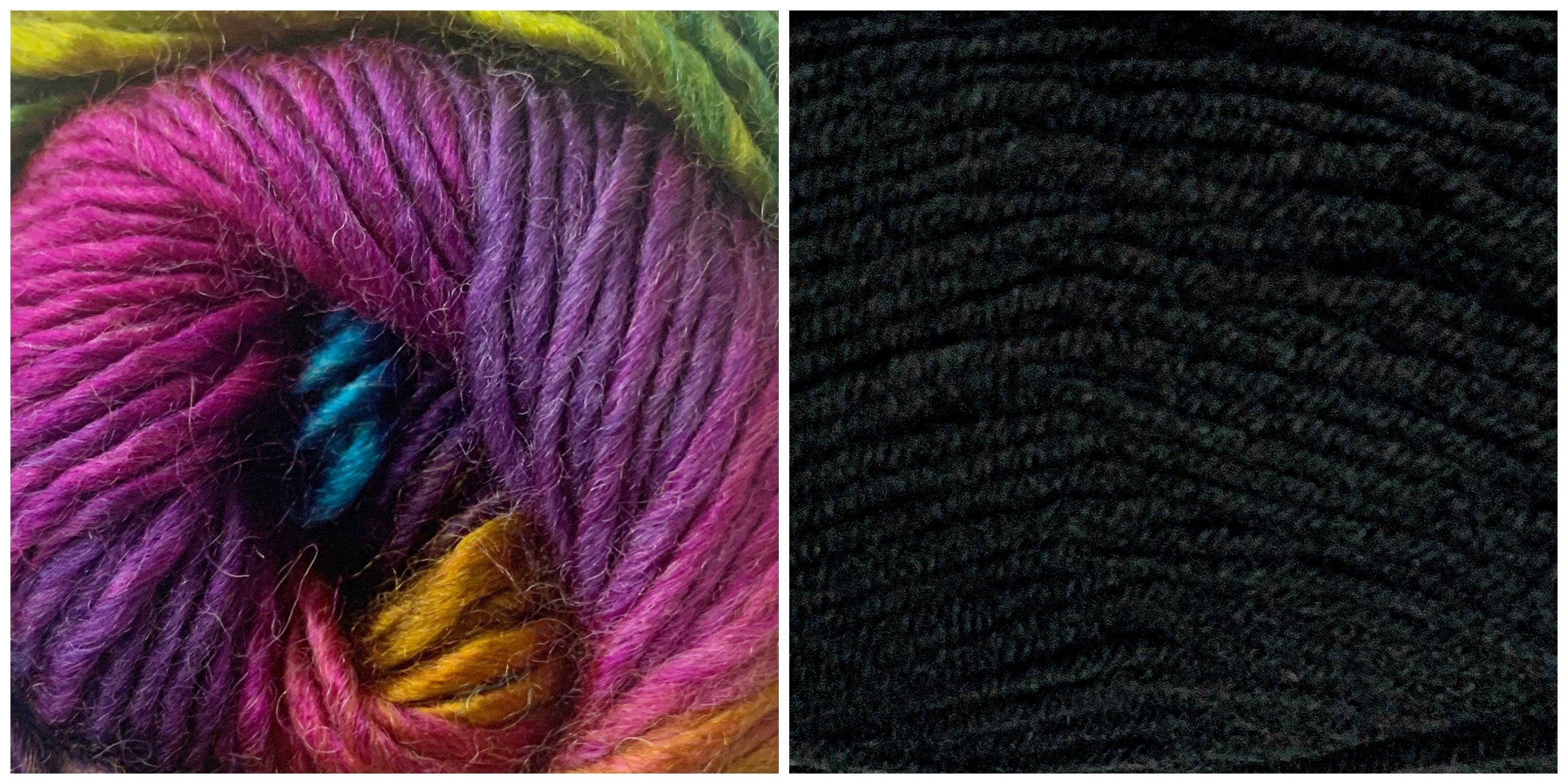 BLACK + PRISM - Embossed Phoenix Vortex Shawl KIT - Bonita Patterns
