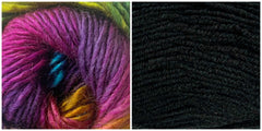 BLACK + PRISM - Embossed Phoenix Vortex Shawl KIT - Bonita Patterns