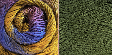 GREEN GRASS + SPLENDOR - Embossed Phoenix Scarf KIT