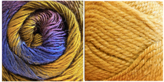 MUSTARD + SPLENDOR - Embossed Fall Pocket Shawl KIT