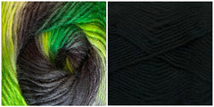 BLACK + SUMMERTIME - Embossed Flora Throw KIT
