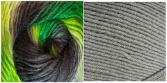 LIGHT GREY + SUMMERTIME - Embossed Phoenix Scarf KIT