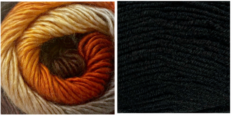 BLACK + SUNSET - Embossed Phoenix Scarf KIT