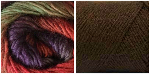 CHOCOLATE + VERDANA - Embossed Phoenix Scarf KIT