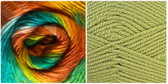 SPRING GREEN + WHAT A WONDERFUL WORLD - Embossed Flora Throw KIT