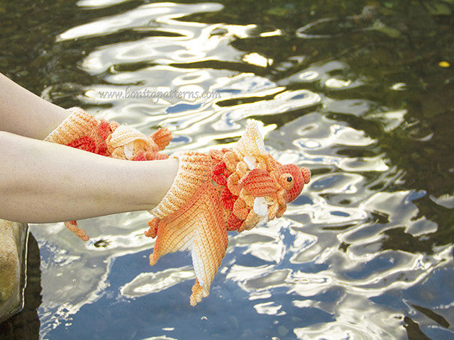 Crocodile Stitch Goldfish Boots (Adult Sizes) - Bonita Patterns