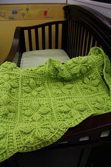 Embossed Garden Baby Blanket Crochet Pattern - Bonita Patterns