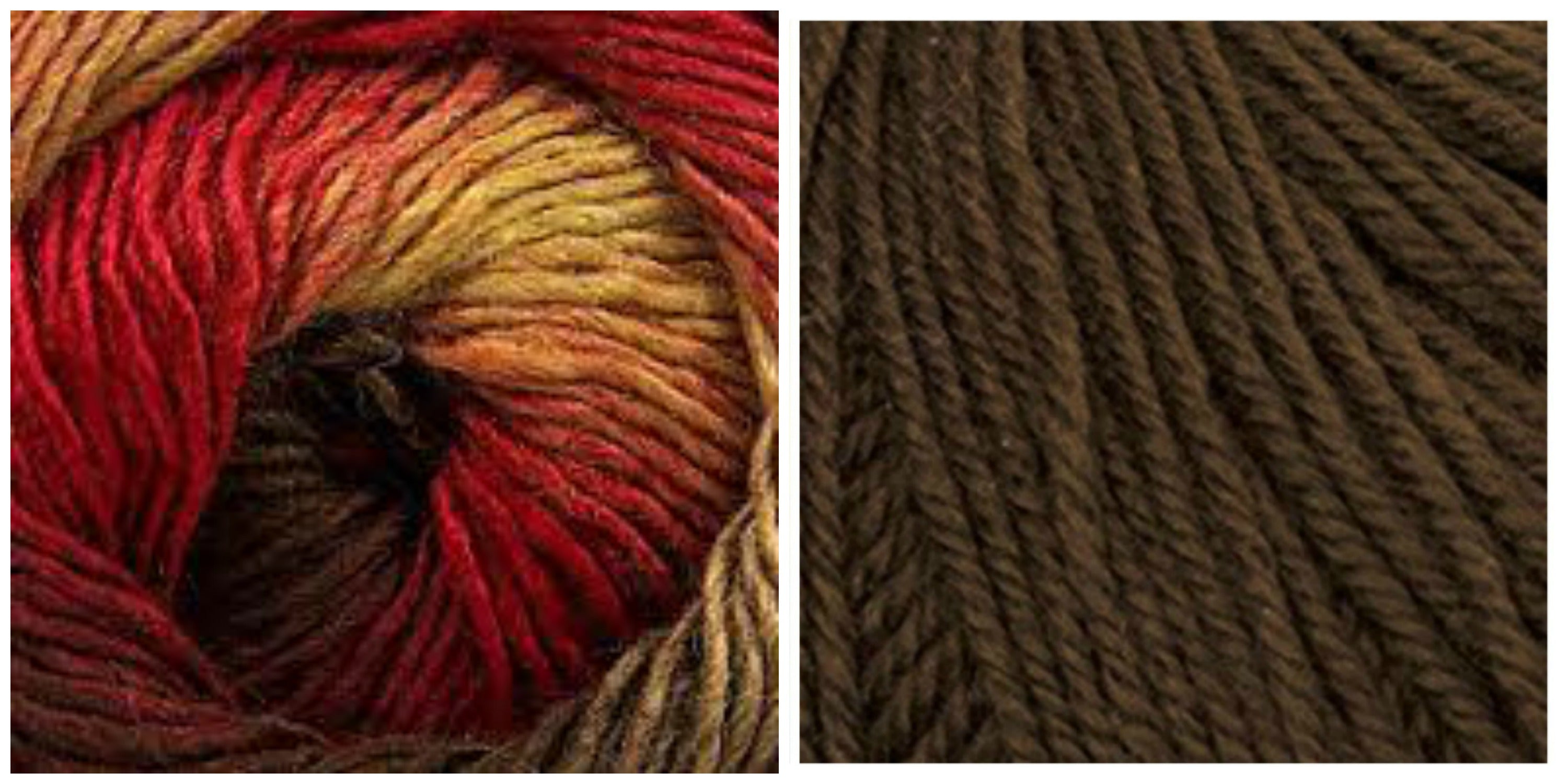 COFFEE + FLAMES - Embossed Phoenix Vortex Shawl KIT - Bonita Patterns